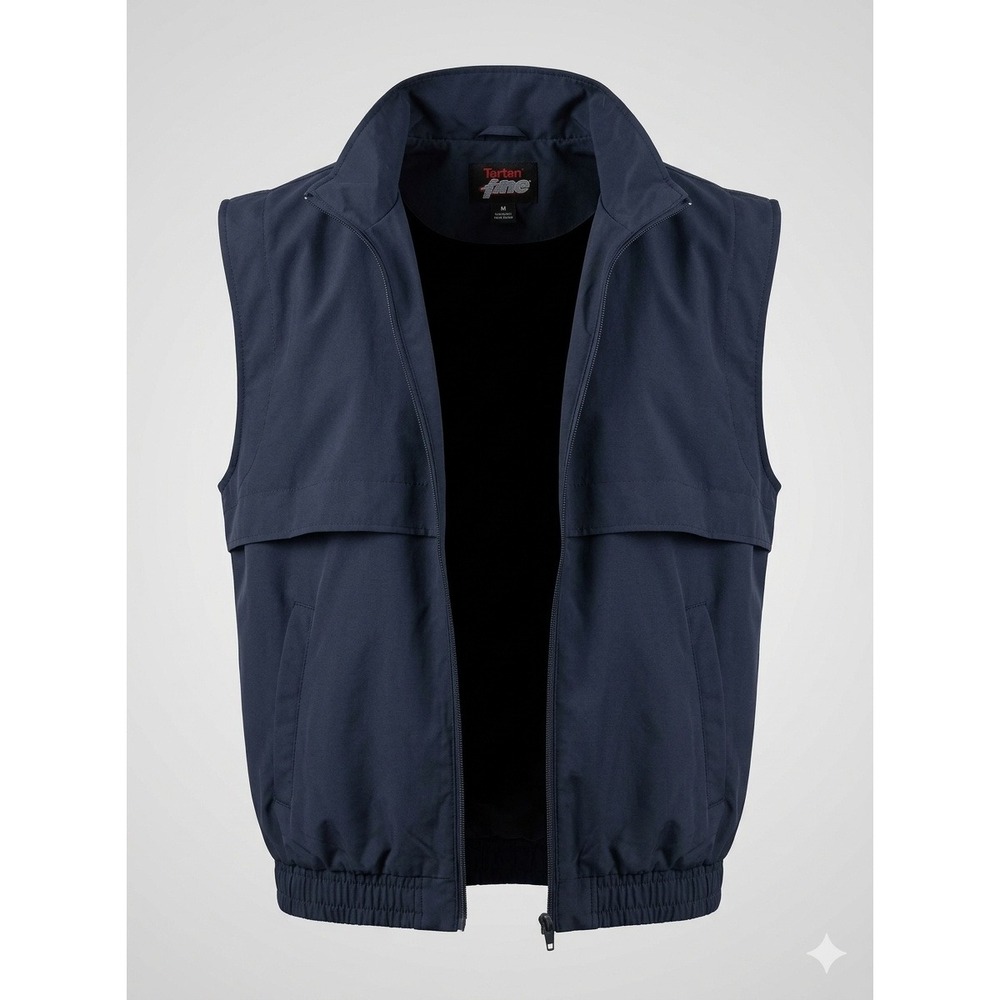 Tartan Mens Windbreaker Golf Vest Vintage Sleeveless‎ Jacket Water Repellent M L